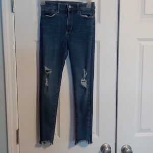 Old Navy Kids Ripped Denim Jeggings